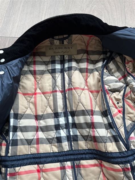 Burberry, Steppjacke, Blau, 164, 14 Jahre 